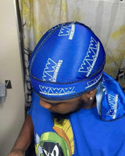 Load image into Gallery viewer, Royal Blue Silk Durag
